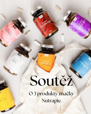 Podzimní soutěž s Nutrapií Značka, kterou možná ještě neznáte, ale rozhodně byste měli. Nutrapie nabízí čisté doplňky...